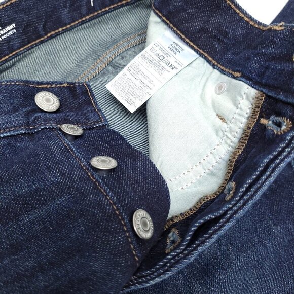 Old Navy Womens High Rise Button Fly Cropped Jeans Size 4P Straight Leg - Picture 8 of 10